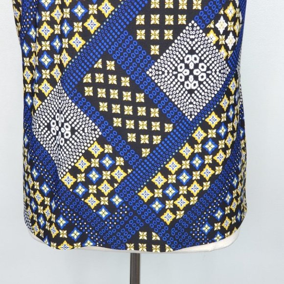 Roz & Ali Moroccan Mama Mixed Media Sleeveless Summer Layered Top NWT Size 1X - Picture 12 of 16